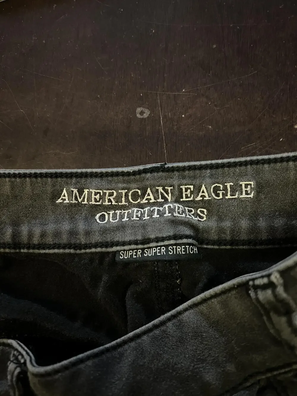 American Eagle Outfitters Shorts Womens 12 Gray Hi Rise Shortie Stretch Cutoff